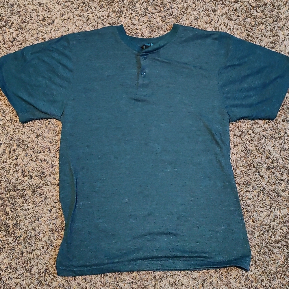 Bold blue t shirt